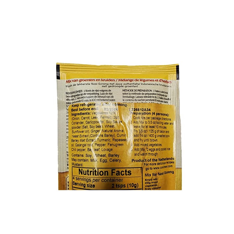 Conimex Nasi Goreng Mix 39G (mix for indonesian Nasi Goreng