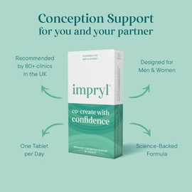 Impryl - Fertility Supplement for Conception – Supports Sperm & Egg Quality – Preconception Supplement for Men & Women – 30 Vegan Tablets – 1 Month Supply