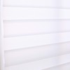 InterGo Double Roller Blind with Klemmfix No Drilling Required, White,