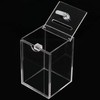 Olive-G Keyed Clear Acrylic Neat Style Piggy Bank Charity Box