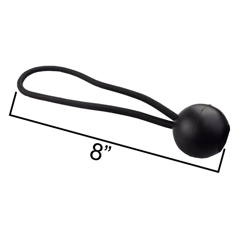 bulk pack of 30 x 8" elasticated toggles/bungee ball/straps/shock cords