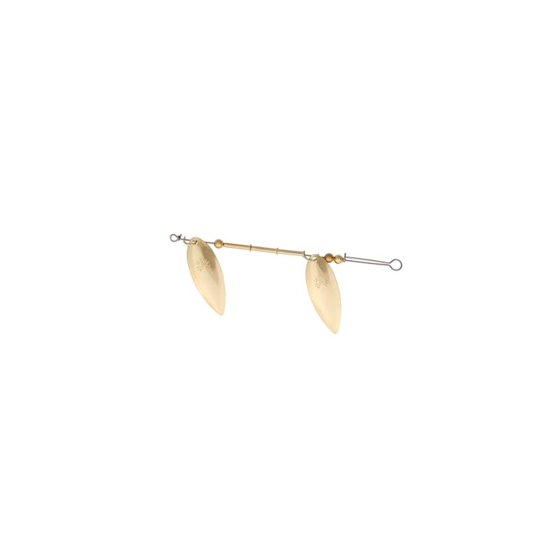 Hildebrandt 3.5SDG Slim Eli Spinner/Attractor Double Blade Gold Size 3.5,