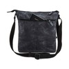 Cochoa Women Real Leather Crossbody Triple Zip Vintage Handbag Purse