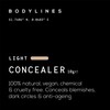 Bodylines Natural Concealer Under Eye Cream with Hyaluronic Acid. Full