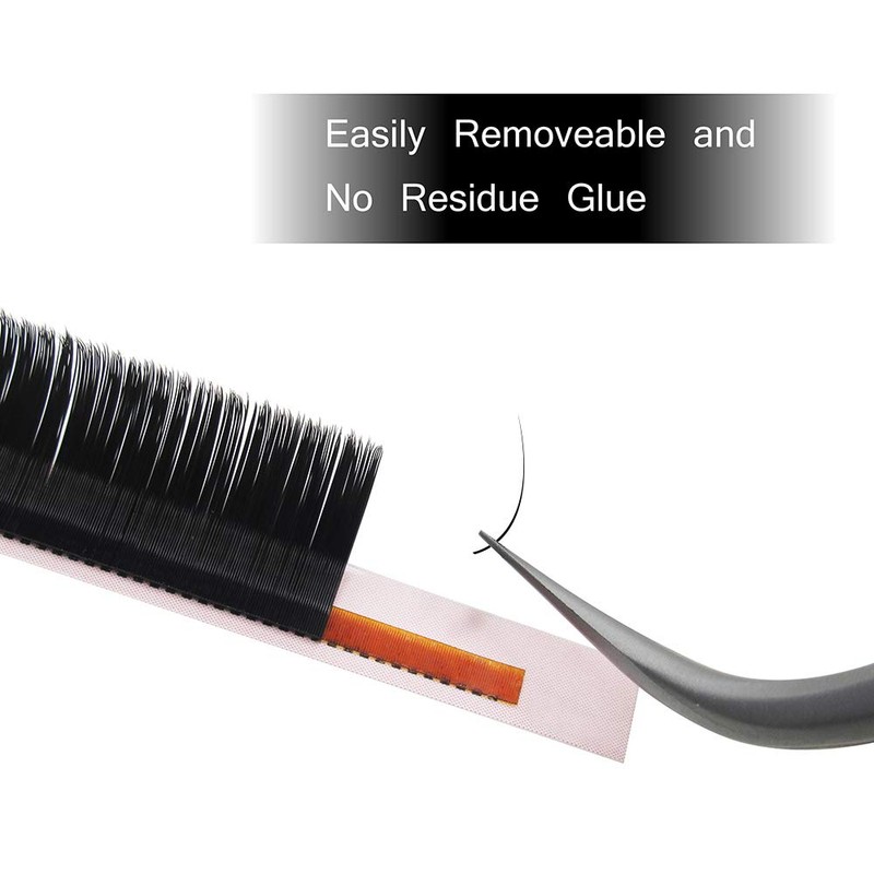 Individual Eyelashes for Eyelash Extension 03/05/07/10/15/20 Thickness C/D Curl Single