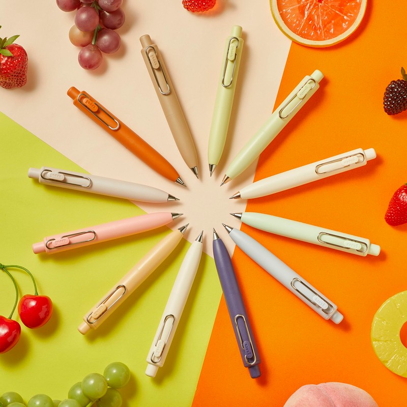 Mitsubishi Pencil Gel Ballpoint Pen Uni-Ball One P Rose Gold