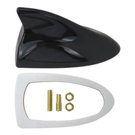 Life Girl Star Car Shark Fin Antenna with Fittings, Roof Radio AM/FM Signal Radio Aerial for Hyundai Creta 2019 - Black