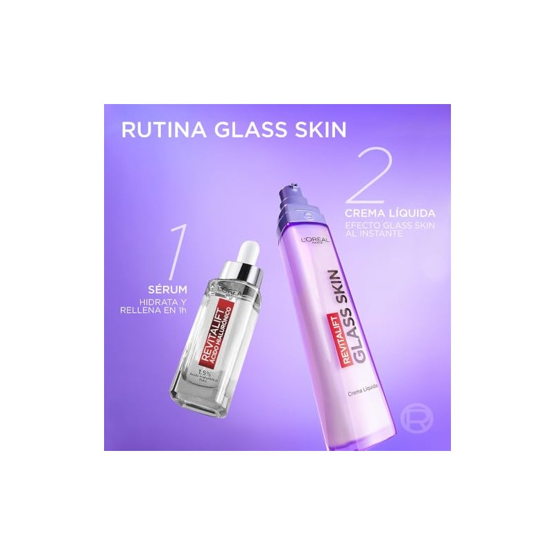 Oréal Paris Kit Ácido Hialurónico Sérum Rostro Ojos Piezas Hidrata