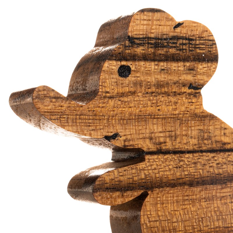 Door Stopper Wooden Hand Carved Wedge Decorative Door Stop for