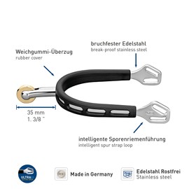 SPRENGER ULTRA FIT Sporen Comfort Roller 35 mm