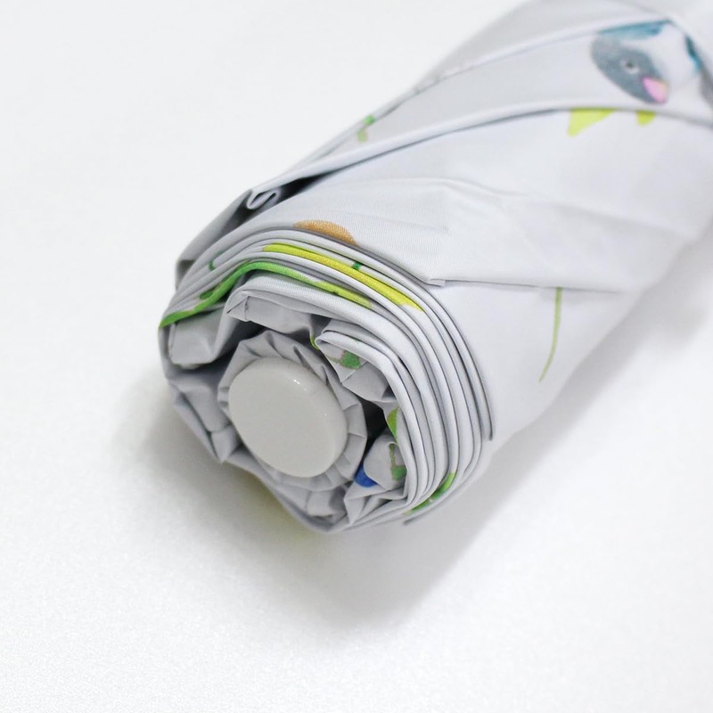 Nifty Colors 2482OF Folding Umbrella, Blackout Slender Mini