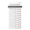 Spellbinders Colour Essentials Gems 108/Pkg Smoky Topaz*