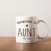 Pregnancy Announcement for Aunt - Promoted to Aunt 2026 Mug
