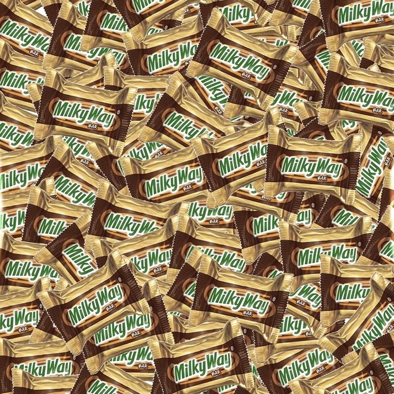 MILKY WAY Minis Milk Chocolate, Individually Wrapped, Bulk Candy Bars
