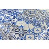Karina Home Moroccan Tiles Blue Wipe Clean Tablecloth Vinyl PVC