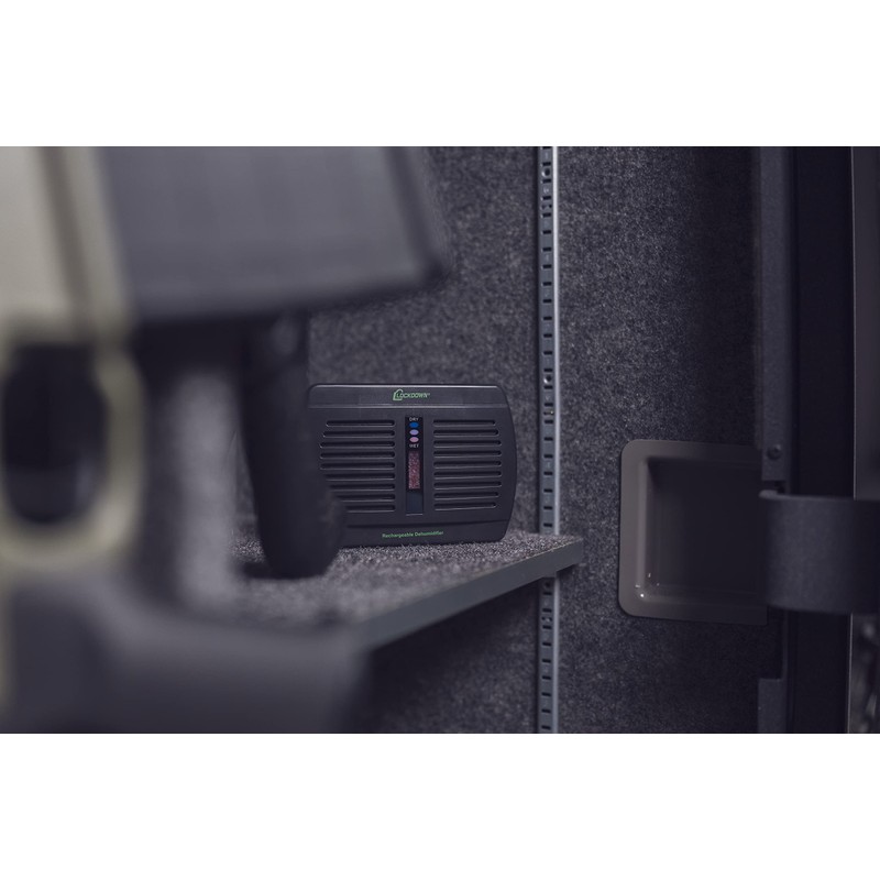 Lockdown Rechargeable/Renewable Dehumidifier with Compact, Cordless, Non-Toxic Design and Battery