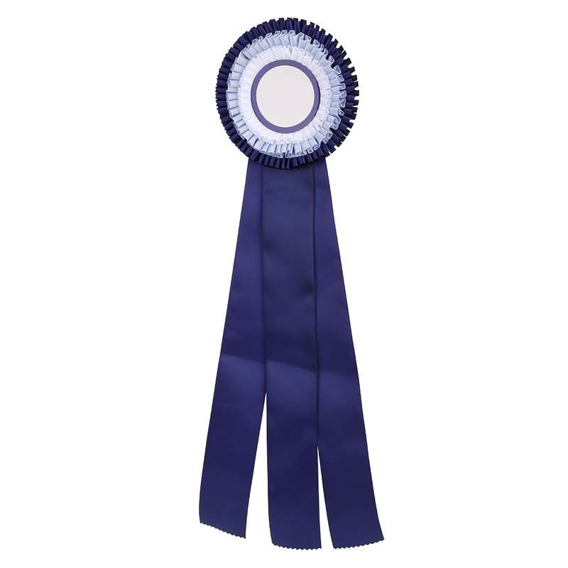 Second Place Rosette Ribbon Badge Exquisite Small Winner Medal Award