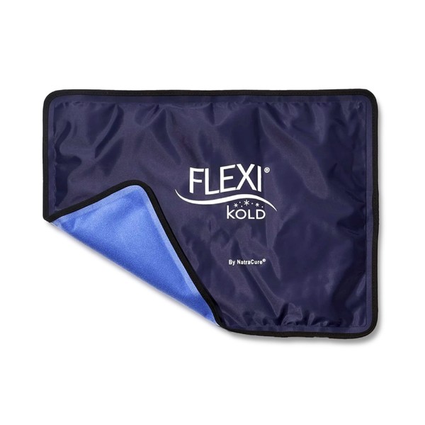 FlexiKold Reusable Gel Large Ice Pack with Straps – Cold