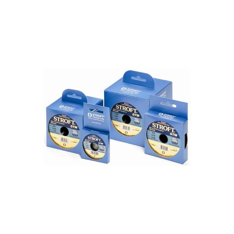 Stroft GTM Fishing Line - 0.14, 2.2Kg, Blue-Grey / Transparent