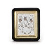 NKlaus Holy Trinity Icon in Black Frame with Glass 7x6