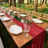 Mindsoft 12 Pack Cheesecloth Table Runner with Heart Decoration 35