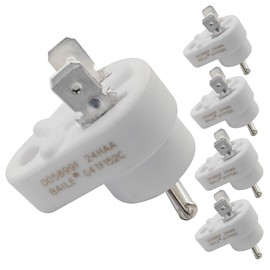 5-Pack Thermal Cut Off Fuse 152°C, Compatible with Raypak 005899F Zodiac R0012200 Jandy Pool & Spa Heater Rollout Switch, Water Heater Thermal Fuse Plug Replacement Kit, Safety Parts Accessories