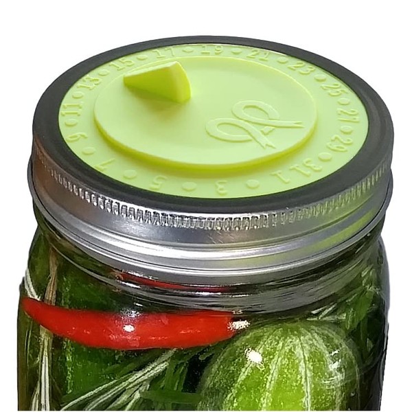 7pack Maintenance free airlock waterless fermentation lids for wide mouth
