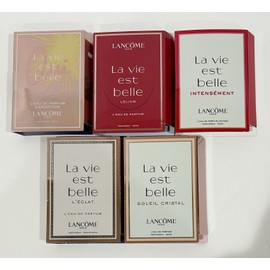 Lancome La Vie Est Belle Perfume Collection 5pc Sample Vial Spray Set