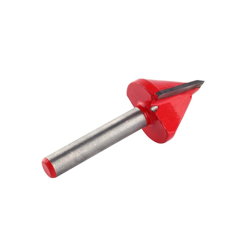 Router Tungsten Steel CNC Engraving Sharp V Groove Bit End