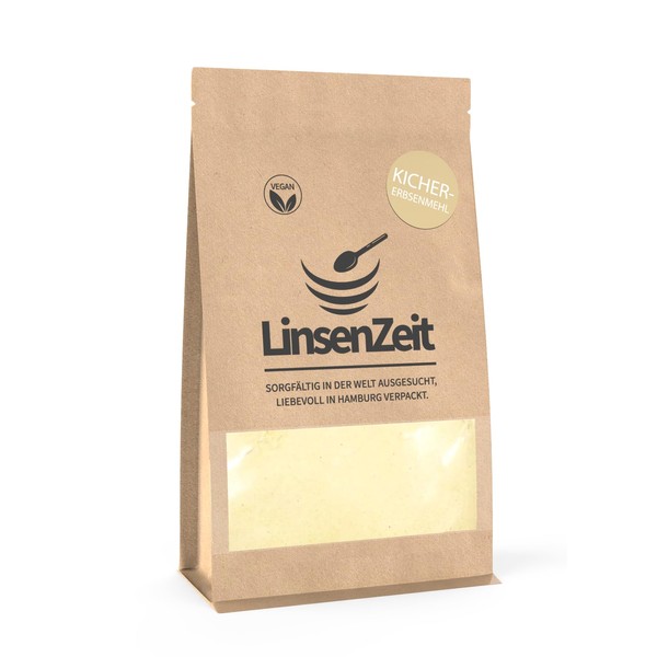 LinsenZeit - Chickpea Flour 600 g - Vegan, No Additives