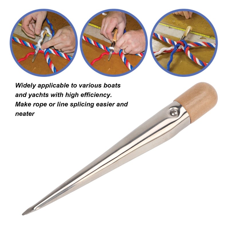 KooingTech Splicing Needle, Marine Splicing Tool, 304 Stainless Steel Splic