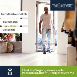 Velleman PEM7D Mini Infrared Security System, Multi-Colour, 7 m