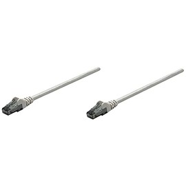 INTELLINET 334129 RCKACC1120 Cable de Parcheo, Rj-45, Rj-45, Macho/Macho, Gris, 3 m