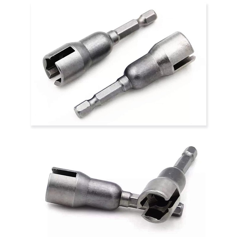 Wing Nut Driver Tightener Drill Parts Twisting Tool, 2 PCS