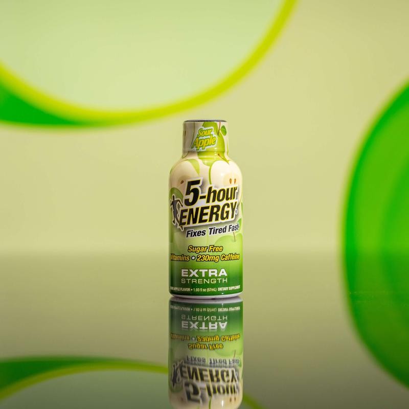 Sour Apple Flavor Extra Strength 5-hour ENERGY Shots - Size: