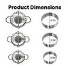 304 Stainless Steel Dumpling Maker Set - Professional 6-Piece Dumpling