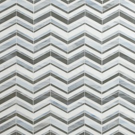 MSI Urban Wave Lapis Interlocking Glass Tile for Kitchen Backsplash, Wall Tile for Bathroom, Shower Wall Tile, Accent Wall Tile