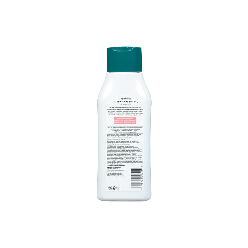 Jason Natural Products Pure Natural Shampoo, Long and Strong Jojoba,