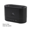 Humidifier 250ml Aroma Diffuser Flame Pattern Light USB Power Supply