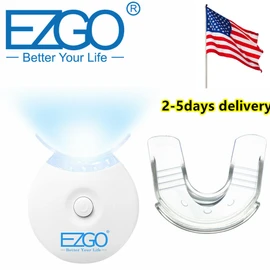 EZGO Teeth Whitening LED Accelerator Lights 5X LED Light Teeth Faster Mouth Tray