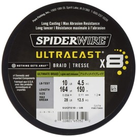 Spiderwire Unisex Adult Ultracast SUCFS15-UB, Ultimate Braid Moss Green, 6lb