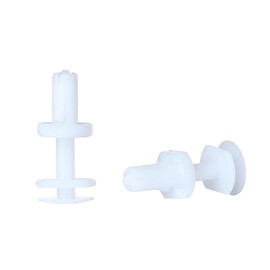 cciyu Nylon Pushtype Fasteners car clips Bumper Fastener Rivet 15960325 1/4" (6.3mm) White,20Pack