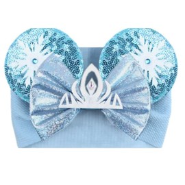 De todo un poco - Banda color celeste con Orejas de Ratón para bebe, Bandas de princesas para cumpleaños, temáticas, personajes de cuentos de hadas, cumpleaños, disfraz