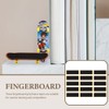 Toddmomy 15pcs Fingerboard Grip Tape Foam Fingerboard Stickers Skateboard Grip