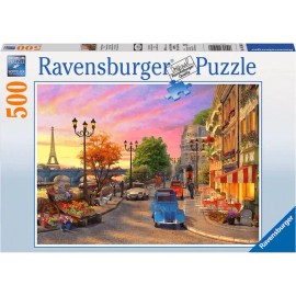 Ravensburger Rompecabezas Ravensburger Tarde En Paris Vintage 500 Piezas 12+