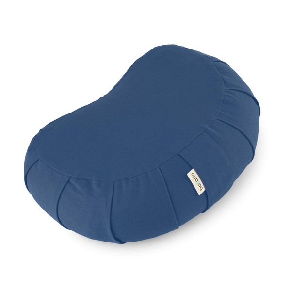Basaho Meditation Cushion | CRESCENT Zafu Meditation Cushion with Removable