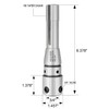 Accusize Industrial Tools R8 to 3/4'' Weldon Shank Arbor Adapter,