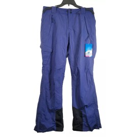Slalom Women's Cargo Snow Pants Deep Cobalt - Small