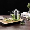 croselyu 650/800/1100ml Glass Tea Pot with Strainer for Loose Tea,