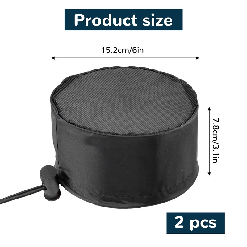 2Pcs 6 Inch Grow Tent Vent Cover Filter, Duct Filter